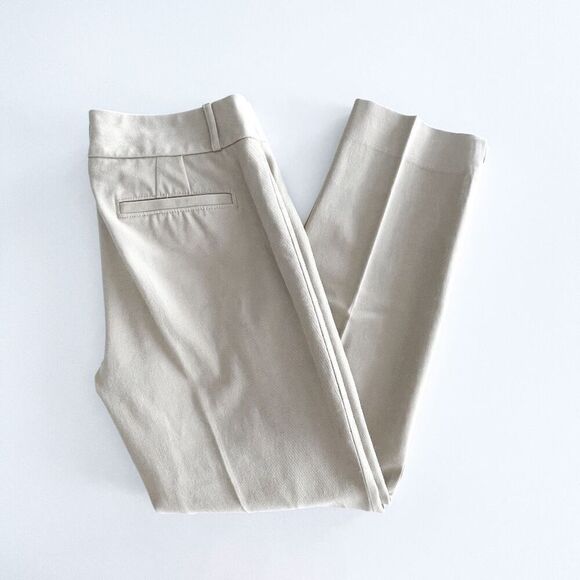 Banana Republic Womens Sloan Fit Stretch Trouser Ankle Pants Khaki Tan Size 8 - Picture 1 of 9